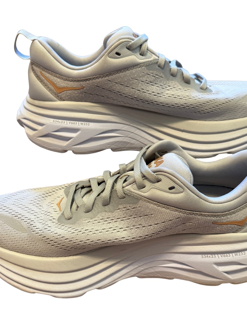 Hoka Bondi 8 Gray Running Athletic Shoes Women’s 8 - Picture 3 of 8